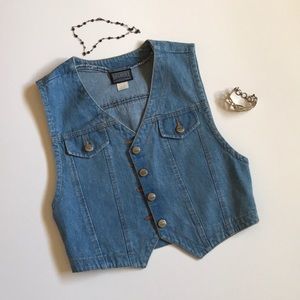Western Denim Vest